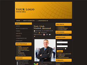 Template preview: Brown per  Joomla 1.5