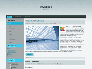 Template preview: Jeans per Joomla