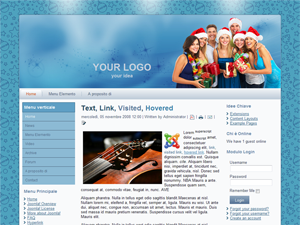 Template preview: Natale per joomla 1.5