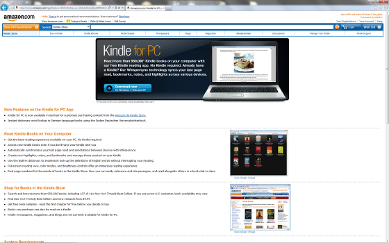 Kindle per PC