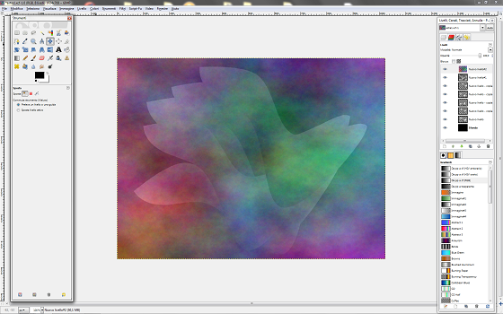 Il risultato finale in Gimp