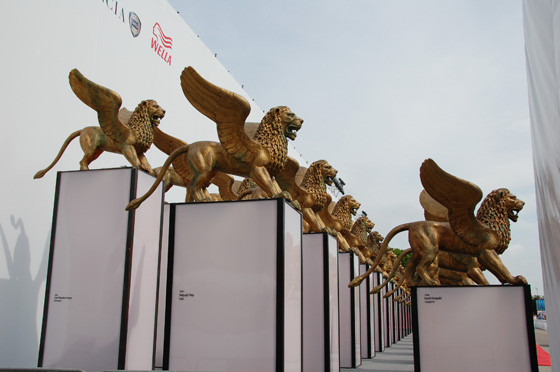 L'allestimento di una Biennale del Cinema di Venezia