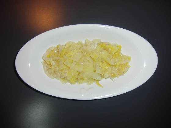 Cavolo cappuccio con le acciughe