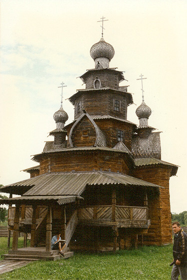 Tipica costruzione in legno ancora oggi visitabile a Kostroma
