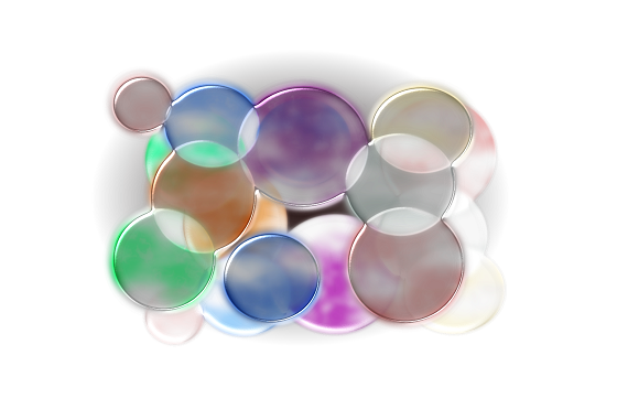 Cerchi colorati realizzati con Inkscape