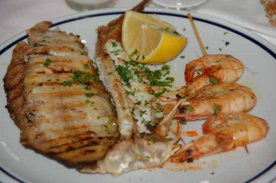Tipico piatto di pesce veneziano