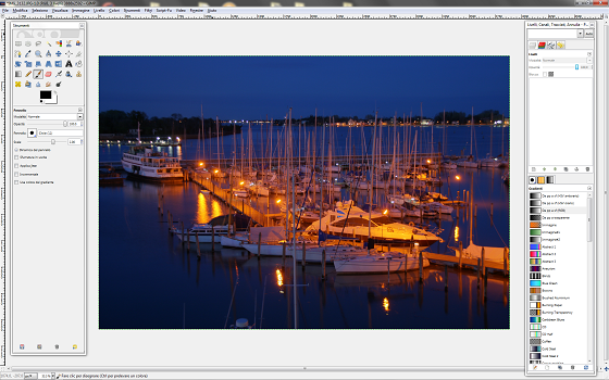 Il risultato finale in Gimp