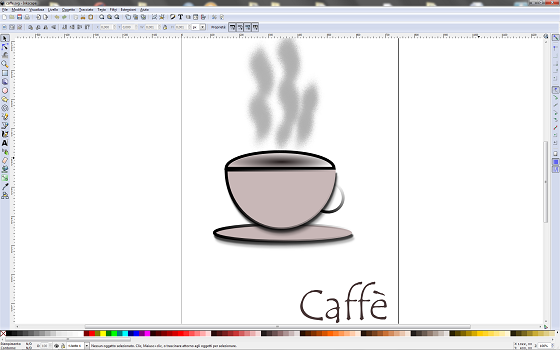 Il risultato finale in Inkscape