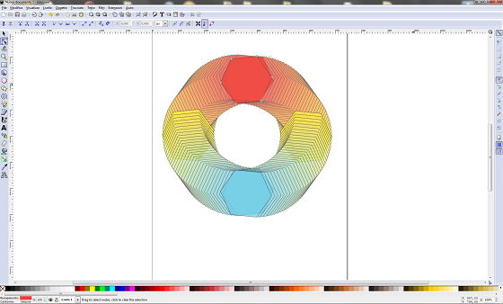 La modifica di un oggetto complesso in Inkscape