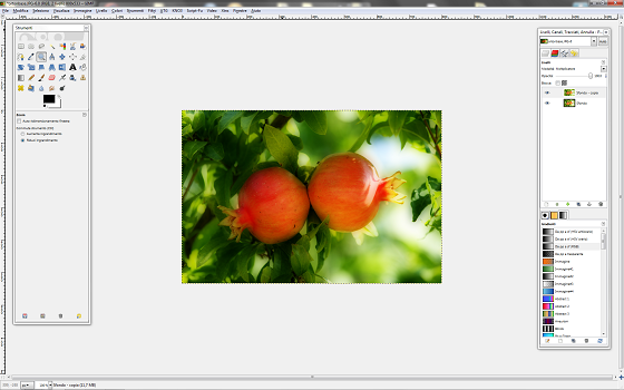 Il risultato dell'effetto Orton in Gimp