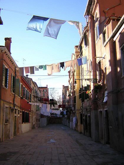 La zona del paludo San Giuseppe vicino a via Garibaldi a Venezia