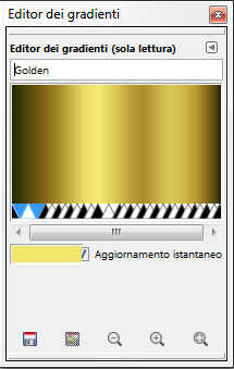 L'Editor di gradiente in Gimp