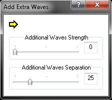 Il pannello Add Extra Waves in Sqirlz