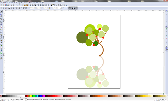 Il risultato finale in Inkscape