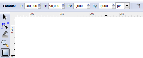 Regoliamo le dimensioni in Inkscape