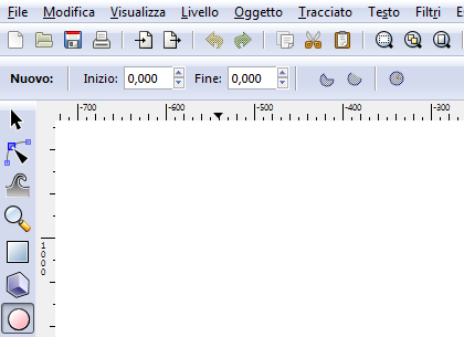 Lo strumento Crea cerchi in Inkscape