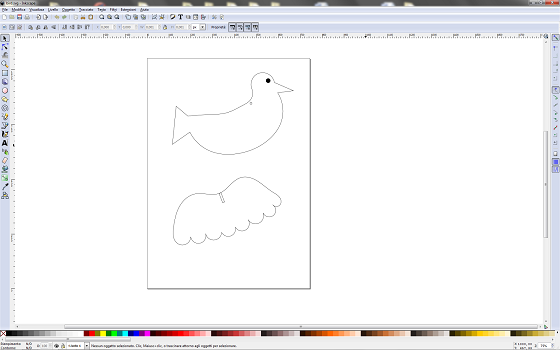 Il risultato finale in Inkscape