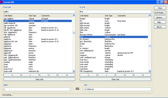 L'interfaccia di ConvertAll