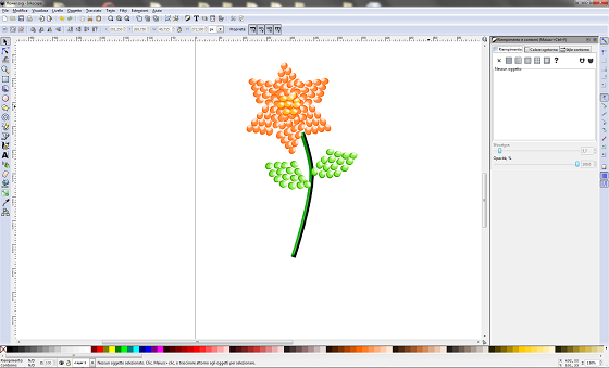 Il risultato finale in Inkscape