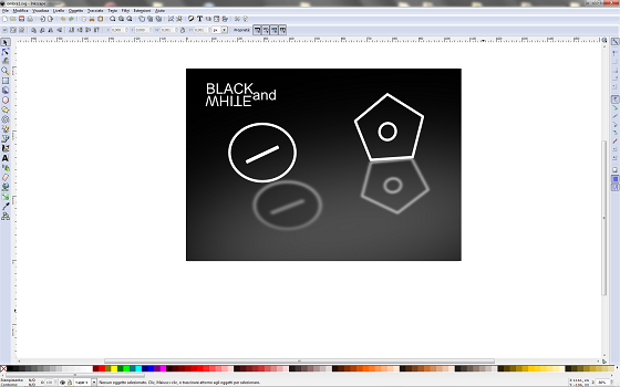 Il risultato finale in Inkscape