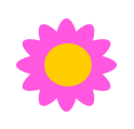 Il quarto fiore realizzato con Inkscape