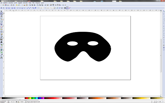 Il risultato finale in Inkscape