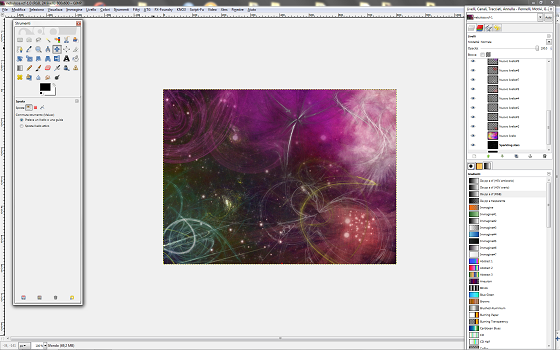 Il risultato finale in Gimp
