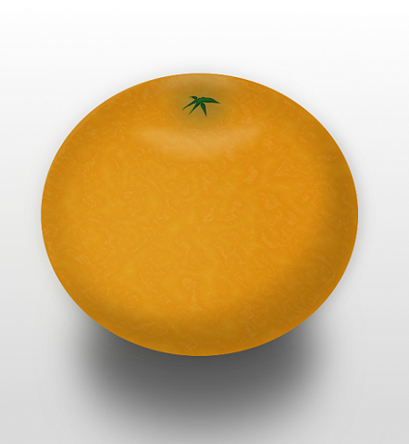 L'arancia disegnata con Gimp