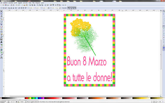 Il risultato finale in Inkscape