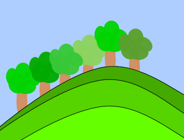 Gli alberi disegnati con Inkscape
