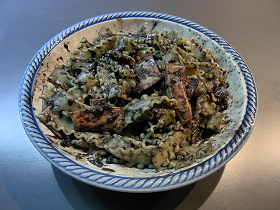 Pasta con le seppie e il nero