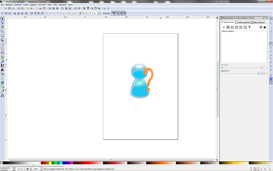 Il risultato finale in Inkscape