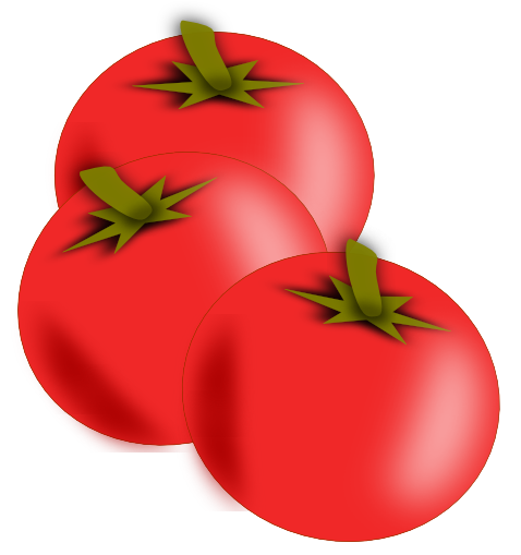 I pomodori disegnati con Inkscape