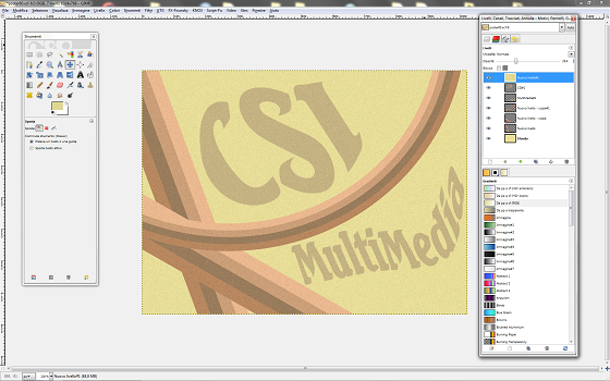 Il risultato finale in Gimp