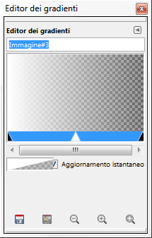 L'Editor del gradiente in Gimp