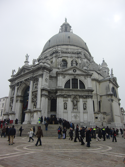 La chiesa della Madonna della Salute a Venezia