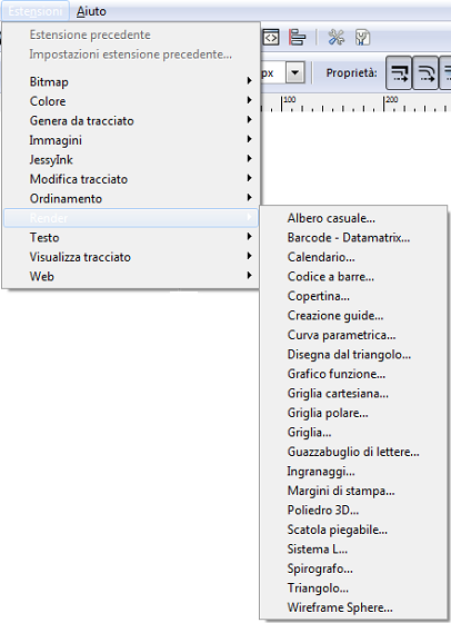 L'estensione Scatola piegabile in Inkscape