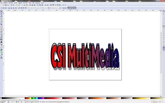Il risultato finale in Inkscape