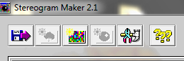 Il menu di Stereogram Maker