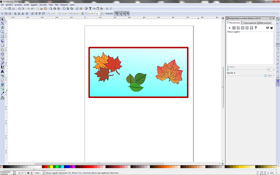 Il risultato finale in Inkscape