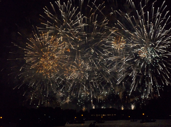 Spettacolo pirotecnico a Venezia