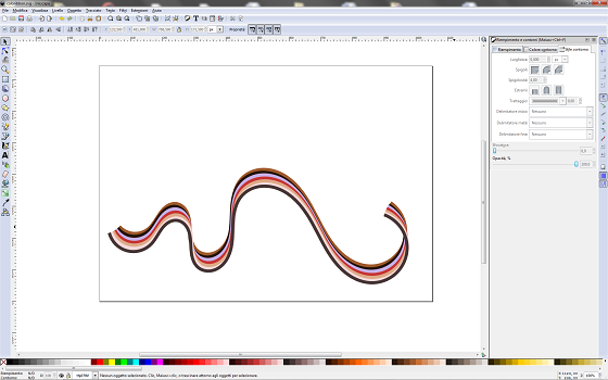 Il risultato finale in Inkscape