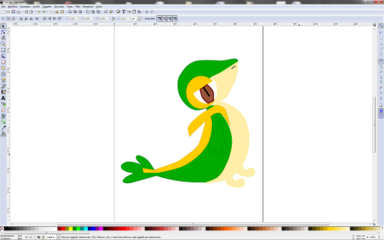 Snaivy con Inkscape