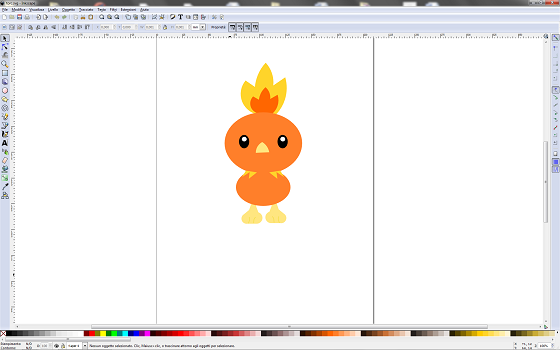 Torchic con Inkscape