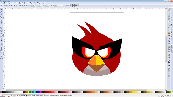 Il risultato finale in Inkscape