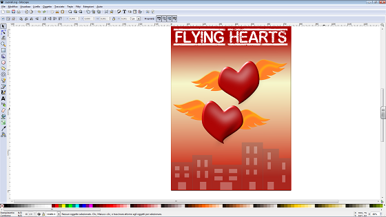 Il risultato finale in Inkscape