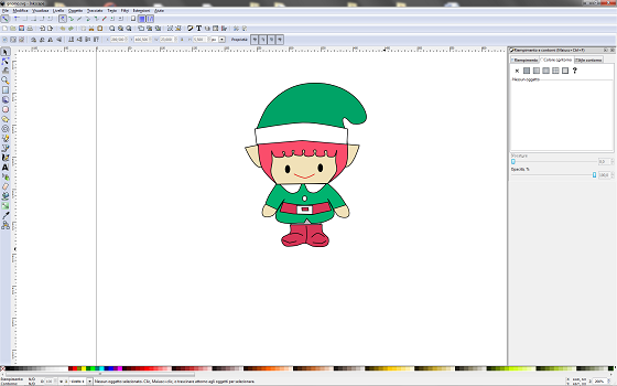 Il risultato finale in Inkscape