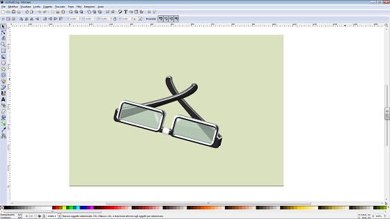 Il risultato finale in Inkscape