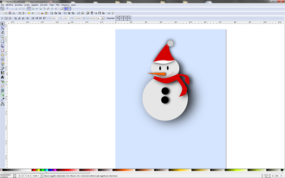 Il risultato finale in Inkscape