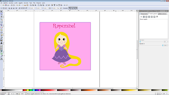 Il risultato finale in Inkscape